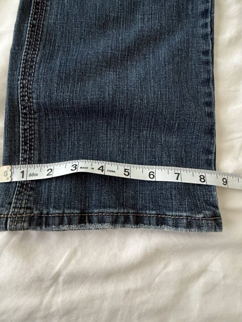 VTG Y2K Aéropostale Chelsea Bootcut Jeans Womens 9/10 Low Rise Rhinestone - Picture 10 of 12